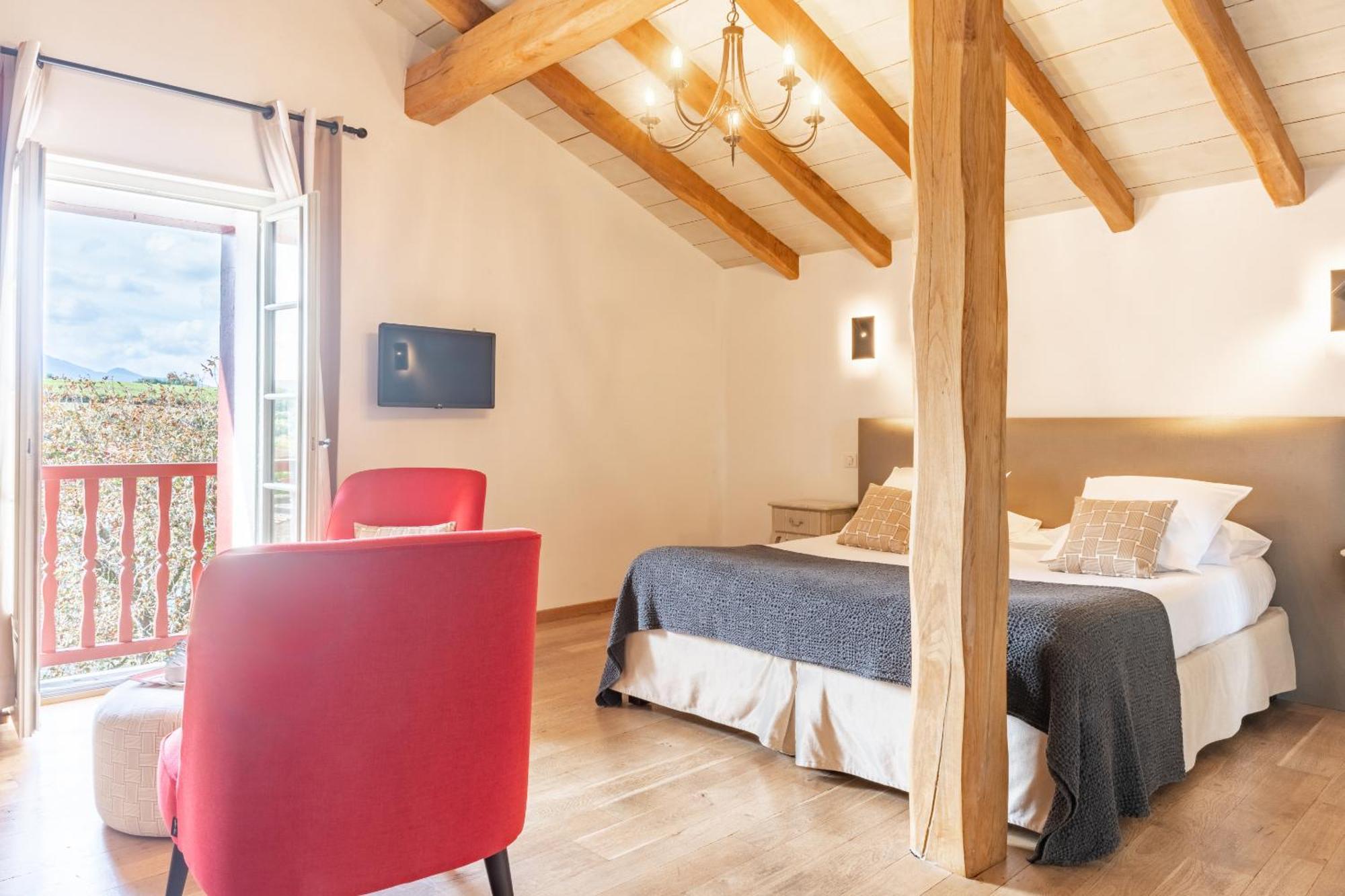 Hotel Restaurant & Spa La Maison Oppoca Aïnhoa Pokoj fotografie