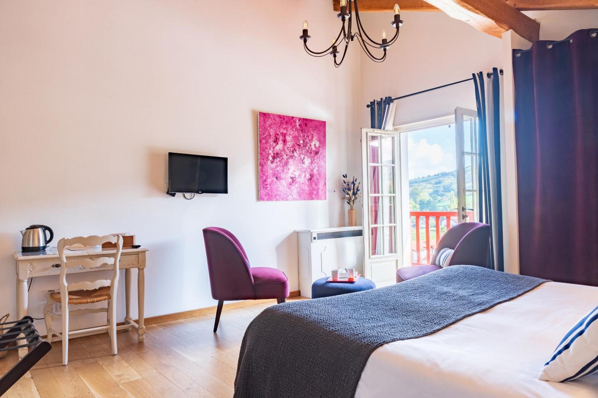 Hotel Restaurant & Spa La Maison Oppoca Aïnhoa Pokoj fotografie